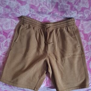 Men's Casual Drawstring Shorts - Brown